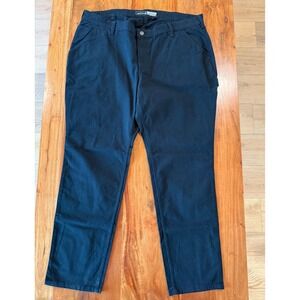 Carhartt Women's Relaxed Fit Black Cargo Pants Size 18 NWT